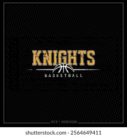 Vintage Basketball, Basketball, Team, Game, Player, Sports, Sports Ball, Ball, Knight, Knight BB, BB, Sports Team