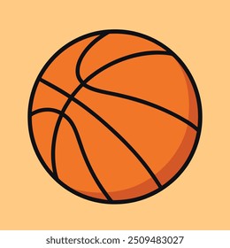 Vintage Basketball Vector  illustration  Design