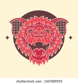 vintage bat tattoos, vector EPS 10