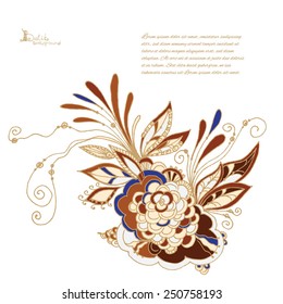 Vintage batik background