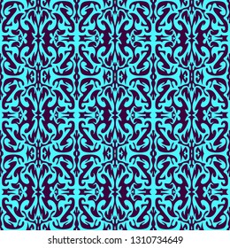 Vintage Batik Seamless Pattern; EPS 10,  Swatch