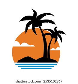 ANTIGUAS BEACH DISEÑO DE VECTOR DE OLAS 3