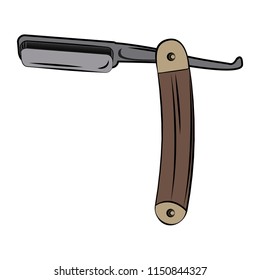 Vintage beard razor