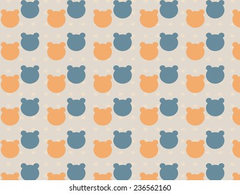 Vintage Bears Background