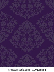 vintage beautiful seamless purple pattern