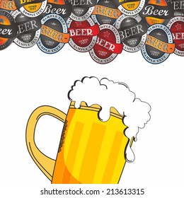 vintage beer illustration
