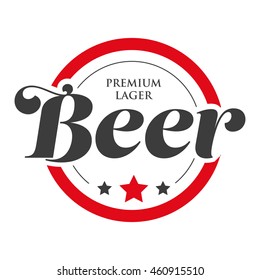Vintage Beer logo stamp