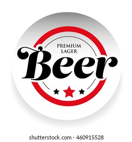 Vintage Beer logo stamp