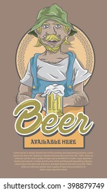 vintage beer poster