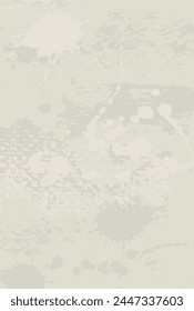 Vintage beige background from blots. hand drawing. Not AI, Vector illustration.