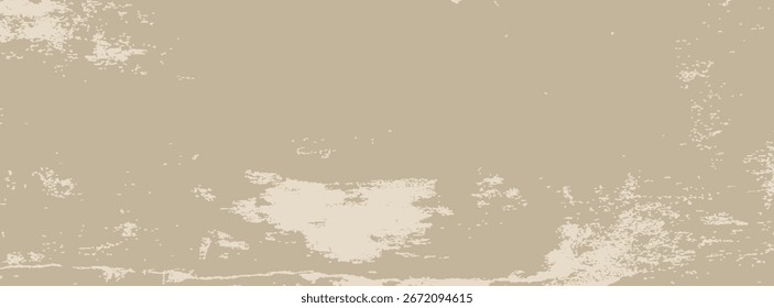 Fundo de textura grunge bege vintage com efeito angustiado, design vetorial estilo retro abstrato ideal para cartazes, marca, embalagem e arte digital