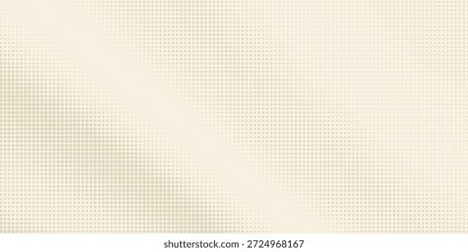 Vintage beige Halbtonpapier Textur. Retro Handwerk ecru Tapete mit Flecken, Flecken, Partikel. Helle Creme Grunge Korn Overlay Hintergrund. Schmutzige gepunktete Leinwand Material Hintergrund. Vektorgrafik
