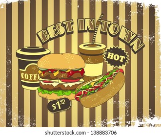vintage best food menu