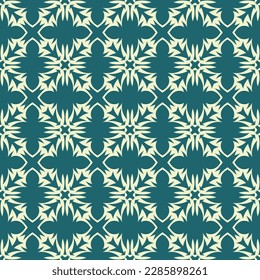 Vintage bicolor lattice seamless pattern. Vector illustration for print, fabric, cover, packaging, interior decor, blog decoration and other your projects.