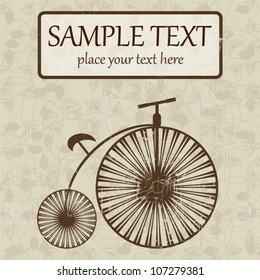 Vintage bicycle
