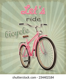 Vintage  Bicycle Background