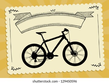 Vintage Bicycle Card