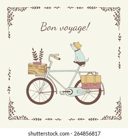 Vintage bicycle illustration