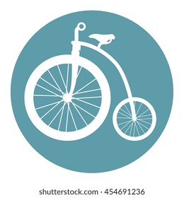 vintage Bicycle isolated icon design, vector illustration  graphic 