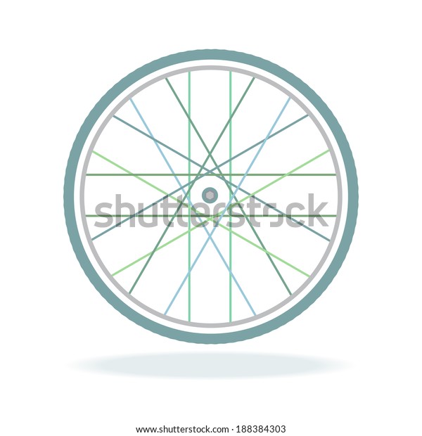 vintage bicycle wheel