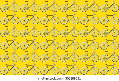 Vintage bike background vector
