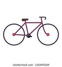 Vintage bike cartoon