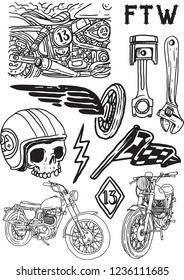 vintage bike set