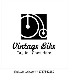 Vintage bike, style sign for mobile concept and web design. Symbol, logo illustration. Pixel perfect vector graphics, bicycle bike cycle icon vector sign symbol isolated