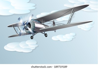Vintage biplane 