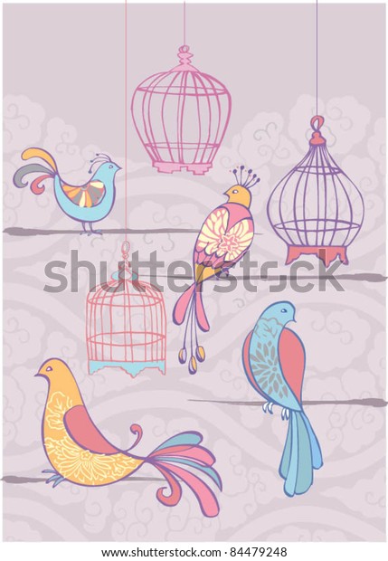pretty bird cages
