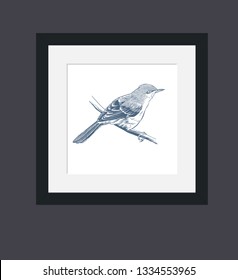 Vintage Bird Illustration