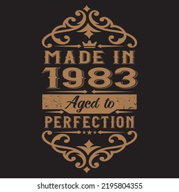 Vintage Birthday  t shirt design with Birthday elements vector  svg