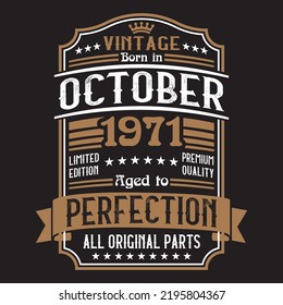 Vintage Birthday  t shirt design with Birthday elements vector 