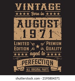 Vintage Birthday  t shirt design with Birthday elements vector 