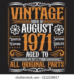 Vintage Birthday  t shirt design with Birthday elements or Hand drawn Birthday typography design