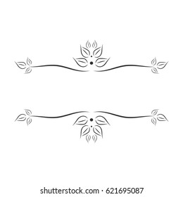 Vintage black antique vector frame on white background