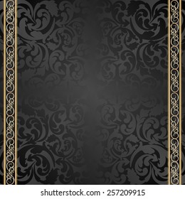 vintage black background