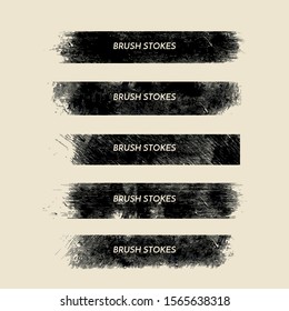 Vintage Black brush stroke collection