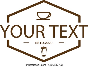 Vintage Black Coffee Logo Design