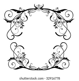 Vintage black frame