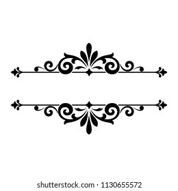 Vintage black frame background. Graphic vector design. Damask graphic ornament