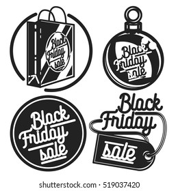 Vintage black friday sale emblems