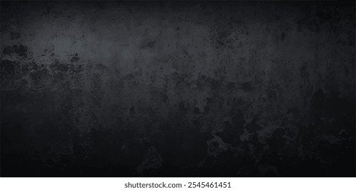 Vetor de textura preto Grunge vintage com um olhar angustiado e desgastado para fundos, cartazes e design Elements.Black Texture Vetor com ruído sutil para uso em desenhos modernos, arte de mídia impressa.