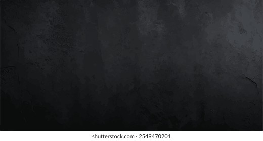 Vetor de textura preto Grunge vintage com um olhar angustiado e desgastado para fundos, cartazes e design Elements.Black Texture Vetor com ruído sutil para uso em desenhos modernos, arte de mídia impressa.
