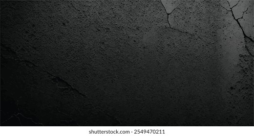 Vetor de textura preto Grunge vintage com um olhar angustiado e desgastado para fundos, cartazes e design Elements.Black Texture Vetor com ruído sutil para uso em desenhos modernos, arte de mídia impressa.
