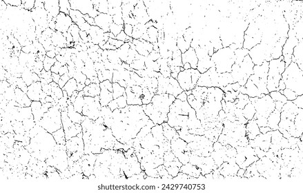 Vintage black and white a cracked wall, a black and white vector of a cracked wall, cracked grunge texture background, a black and white vector of cracked concrete grunge effect,