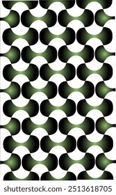 Vintage black and white geometric pattern background featuring abstract lines of circles triangles and squares Stylish Bauhaus inspired design with op art elements