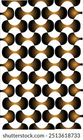 Vintage schwarz-weiß geometrischen Muster Hintergrund mit abstrakten Linien von Kreisen Dreiecke und Quadrate Stilvolles Bauhaus inspirierte Design mit op Art Elemente