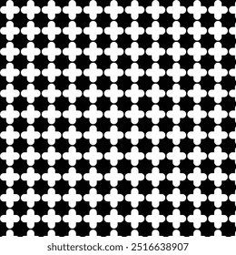Vintage black and white geometric pattern background featuring abstract lines of circles triangles and squares Stylish Bauhaus inspired design with op art elements