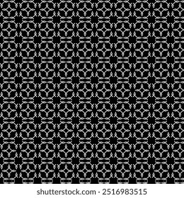 Vintage black and white geometric pattern background featuring abstract lines of circles triangles and squares Stylish Bauhaus inspired design with op art elements